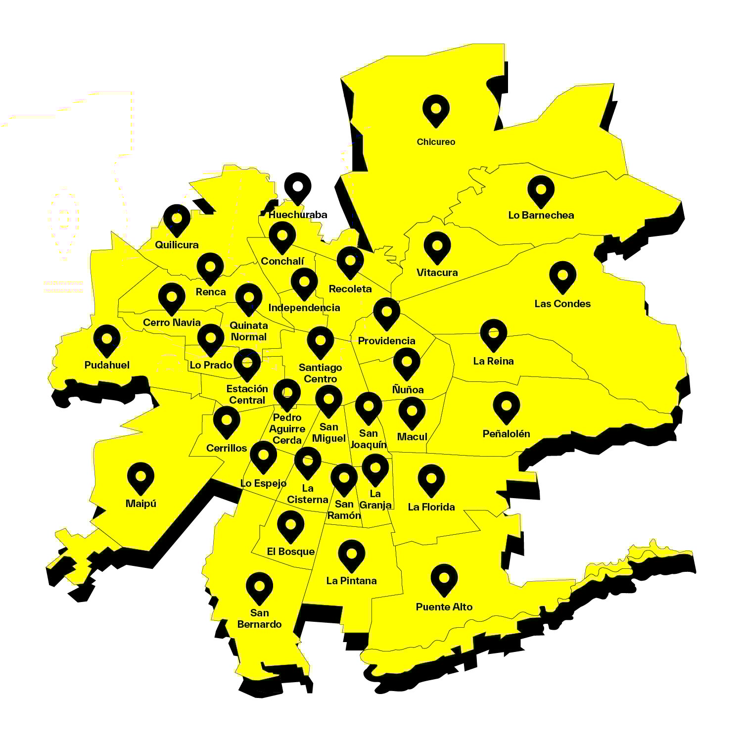 Santiago Mapa Santiago Mapa
